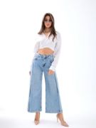 7356 KOT PANTOLON-MAVİ resmi